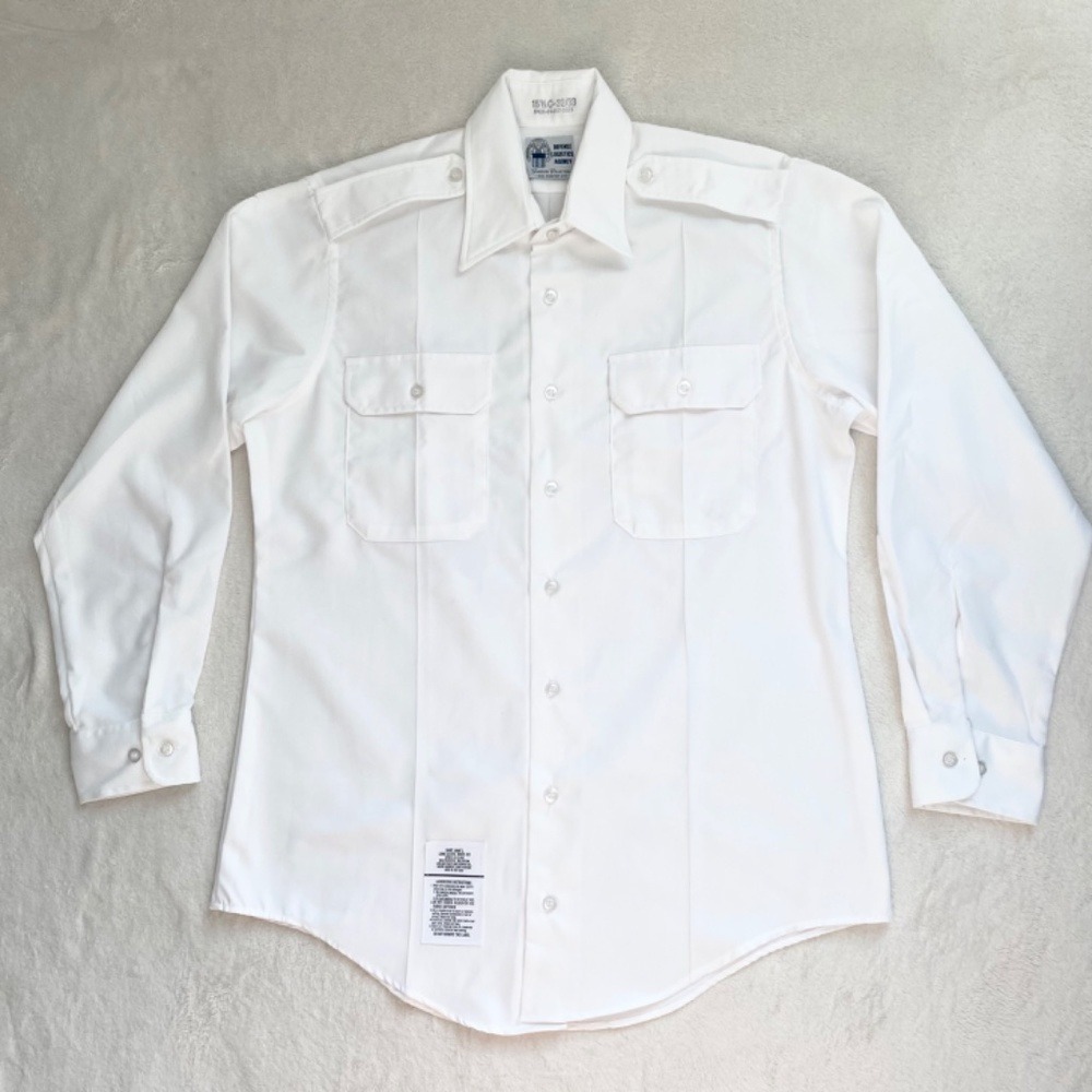 Defense Logistics Agency Men's Dress Shirt Size‎ 15.5 White